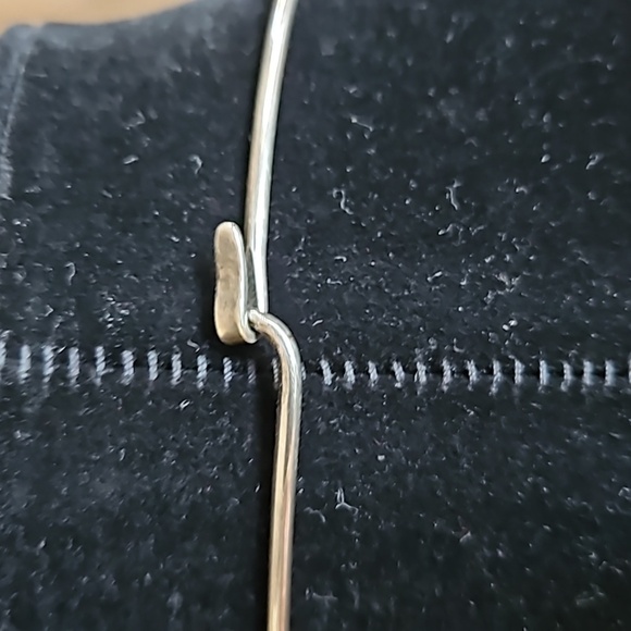 Vintage brutalist Sterling silver chunk river bark  hand-made necklace - Picture 4 of 11